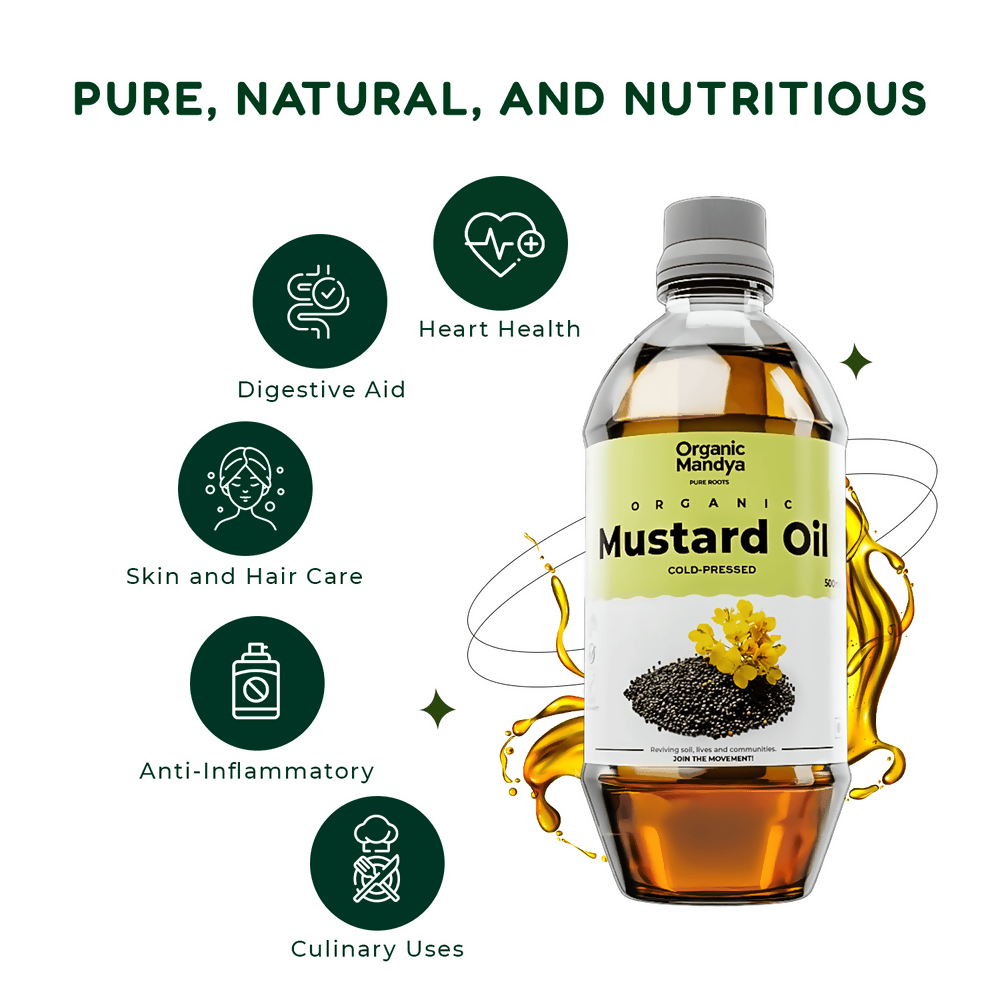 Organic Mandya Mustard Oil - Distacart
