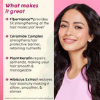 PLIX The Plant Fix Hibiscus Bond Repair Advanced Shampoo For Damaged, Frizzy Hair