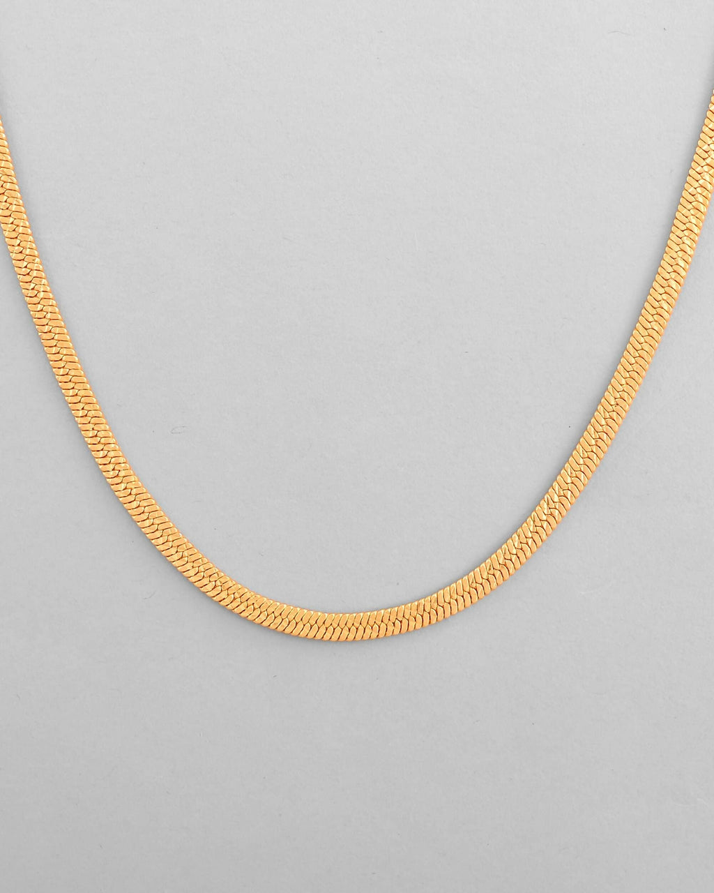 VOJ Men's Gold-Polished Self Designed Snake Chain
