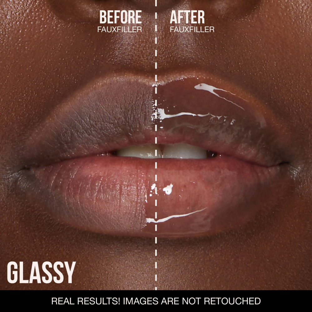 Huda Beauty Faux Filler Extra Shine Lip Gloss - Glassy