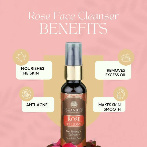 Organicos Rose Face Cleanser - Distacart