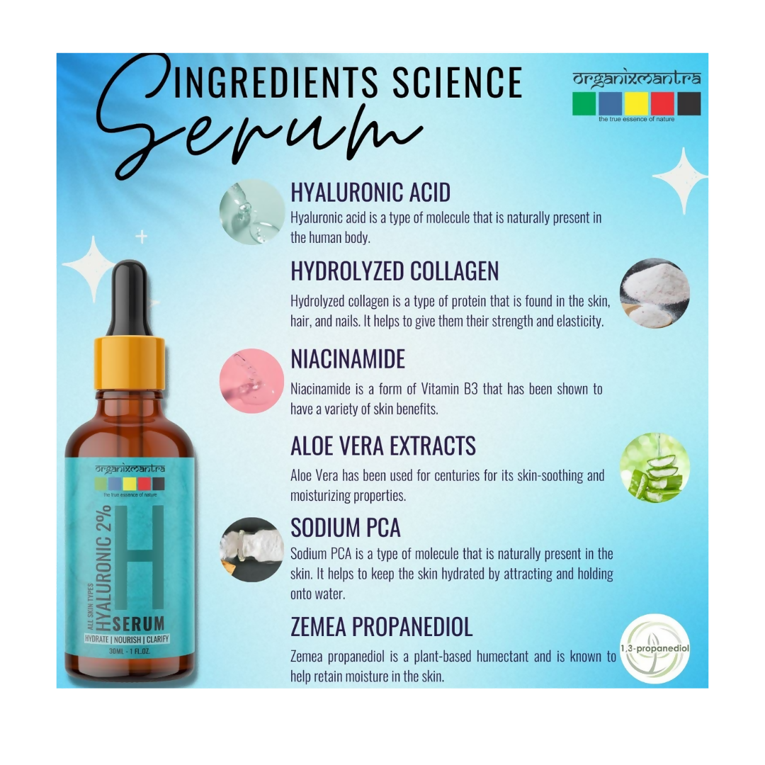 Organix Mantra Hyaluronic Acid 2% Serum