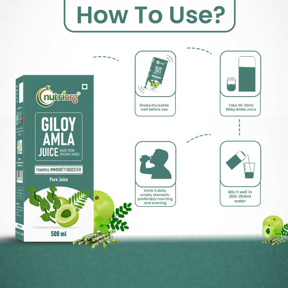 Nutriorg Giloy With Amla Juice - Distacart