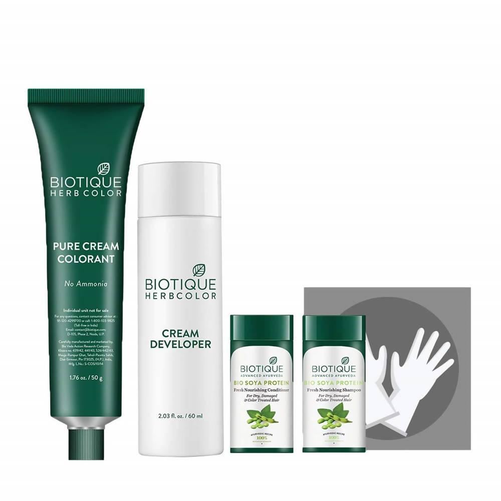 Biotique Bio Herbcolor 1N Natural Black Conditioning Color - Distacart