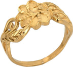 AanyaCentric Gold-Polished Ring For Women & Girls