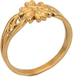 AanyaCentric Gold-Polished Ring For Women & Girls