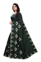 Vamika Green Dola Silk Embroidery Saree (JENY GREEN) - Distacart