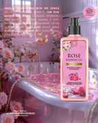 Al Masnoon Rose Shower Gel with Himalayan Pink Salt – Luxurious - Distacart