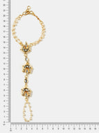 Ruby Raang Moon Pearl Hand Chain - Distacart
