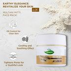 VI-JOHN Prakritik Multani Mitti Face Pack Controls Sebum Made With 100% Natural Bio Actives