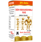 Basic Ayurveda Sidh Makardhwaj Ras with Gold