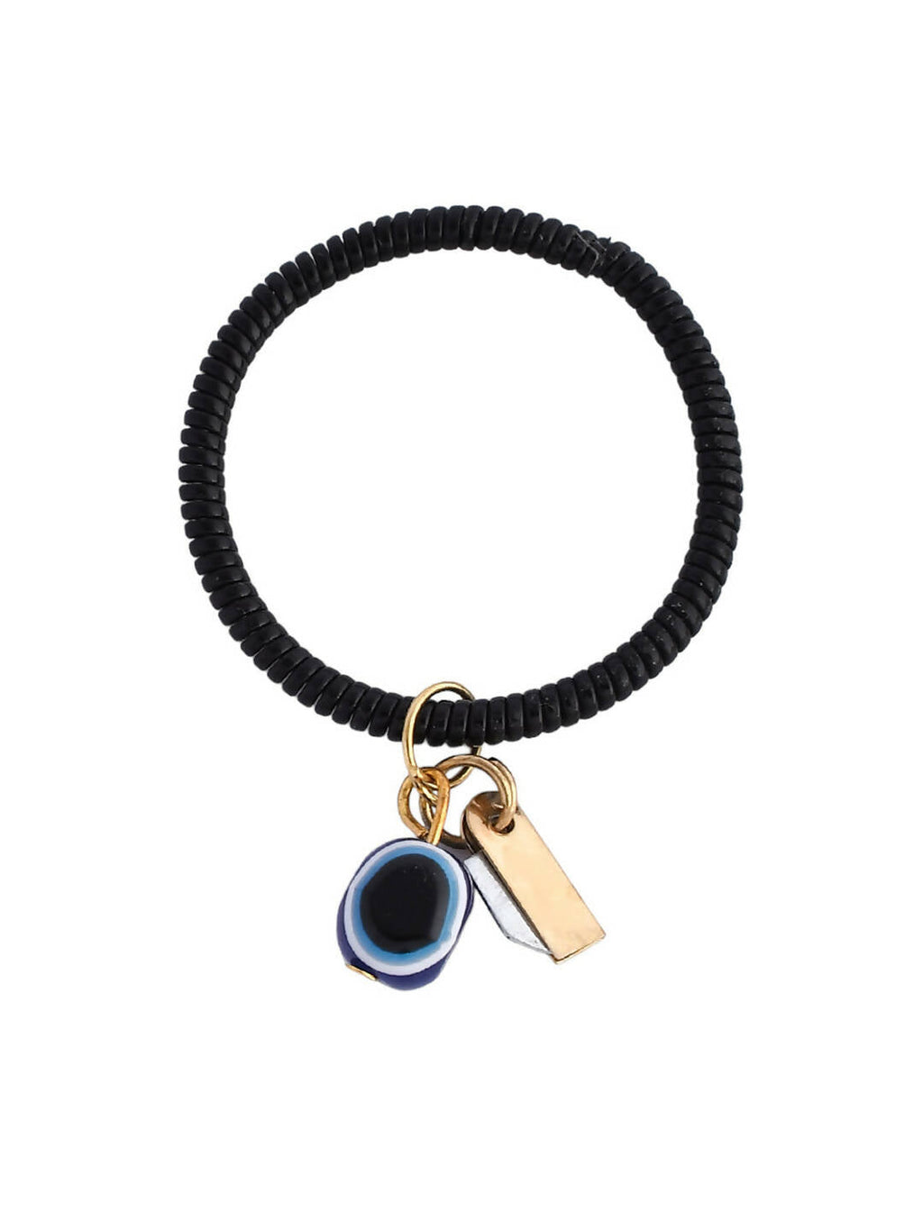 VOJ Women Black Color stainless steel Bracelet - Distacart