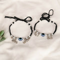 NVR Women Set of 2 Evil Eye Adjustable Anklet - Distacart