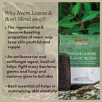 The Earth Reserve Neem Leaves & Basil Blend Soap