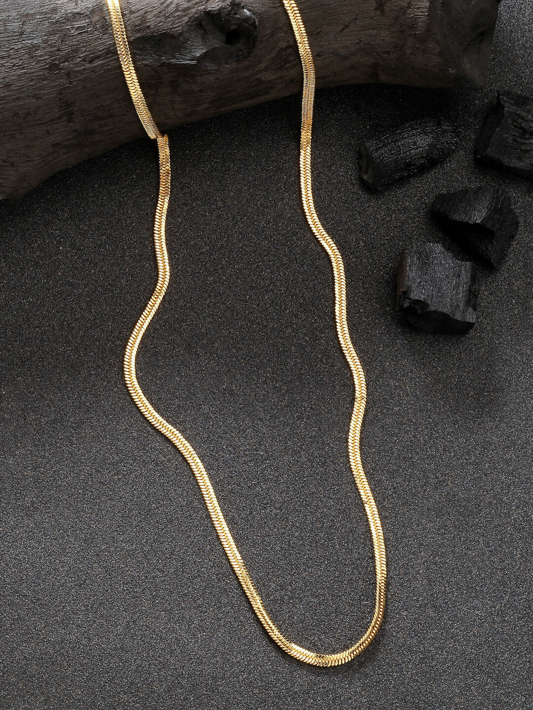 NVR Women's Set of 2 Gold-Polished Minimal Chain