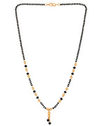 VOJ Gold Plated Round Design Beaded Chain Mangalsutra - Distacart
