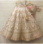 Jyoti Fashion Delightful Rose Pink Sequins with Zari Thread & Coding Dori Embroidery work Lehenga Choli with Dupatta