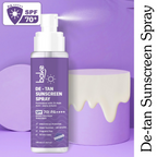 Bake De-tan Waterproof Sunscreen Spray SPF 70 PA+++ with 2% Kojic Acid