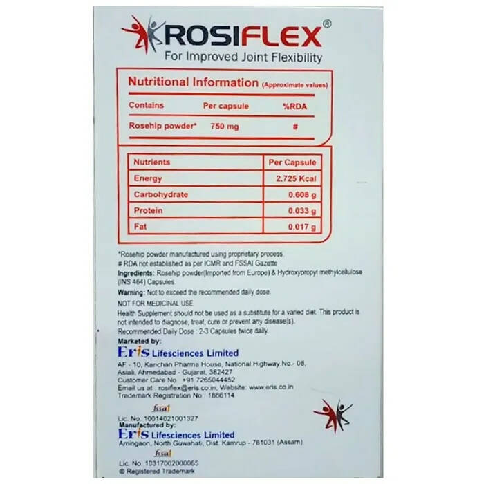 Eris Rosiflex Capsules - Distacart