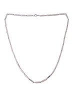 NVR Men Rhodium-Plated Stainless Steel Bohemian Chain