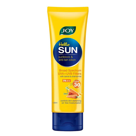 Joy Hello Sun Sunblock and Anti Tan Lotion SPF 30 PA++