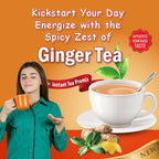 Naivedyam Ginger Instant Tea Premix Powder Sachets - Distacart