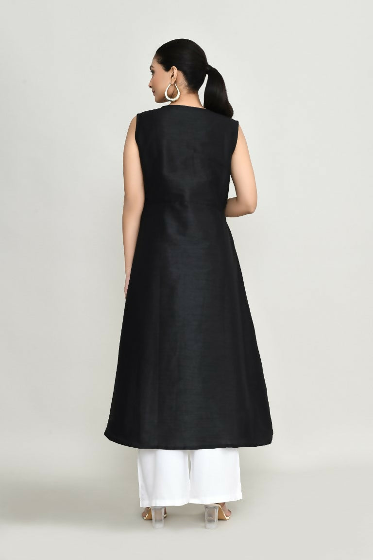Joban Fashion Black Rayon Tunic
