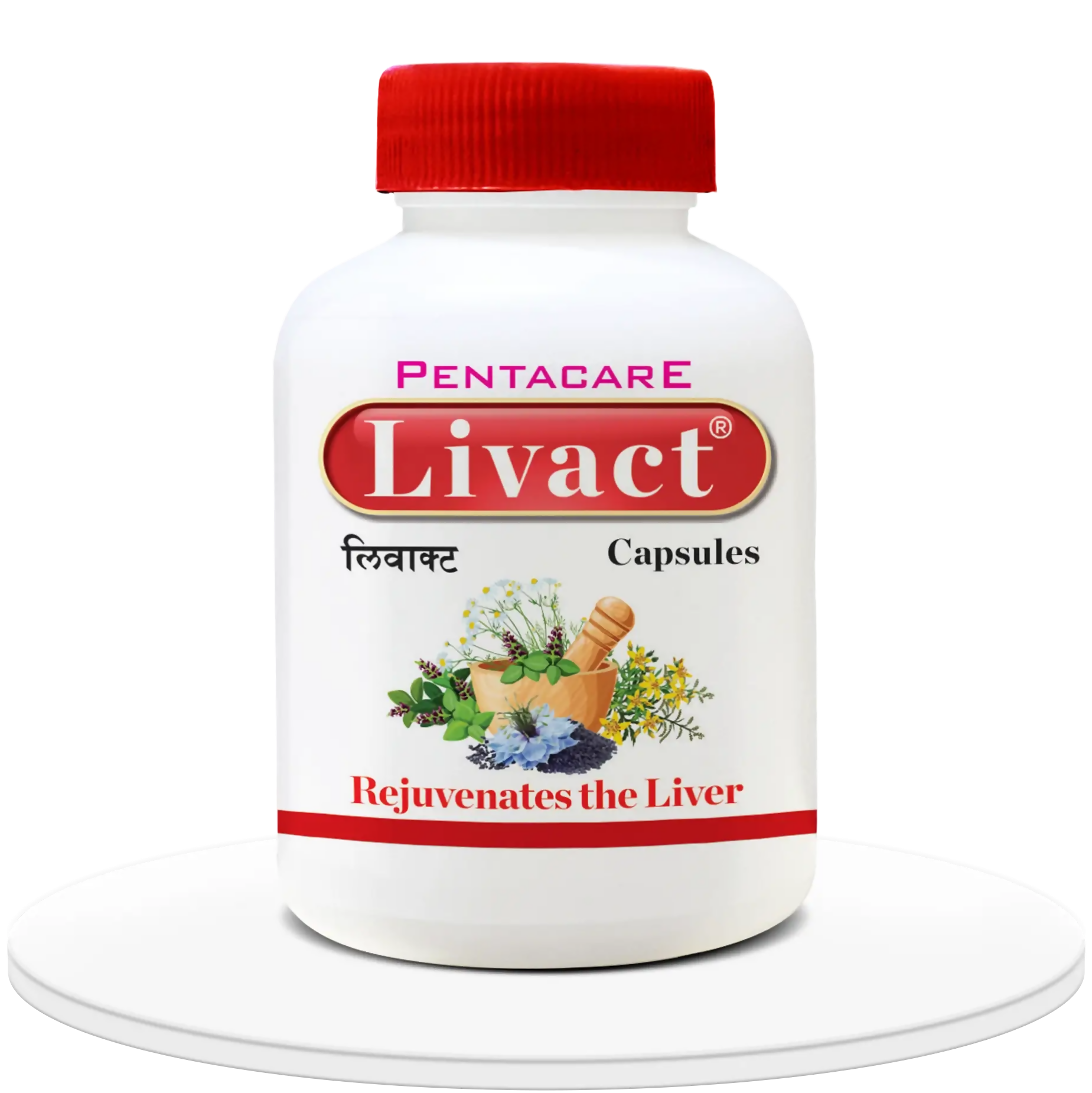 Pentacare Ayurveda Livact Capsules - Distacart
