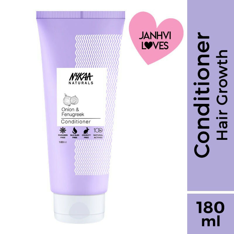 Nykaa Naturals Anti-Hair Fall -Free Conditioner With Onion & Fenugreek - Limited Time Offer
