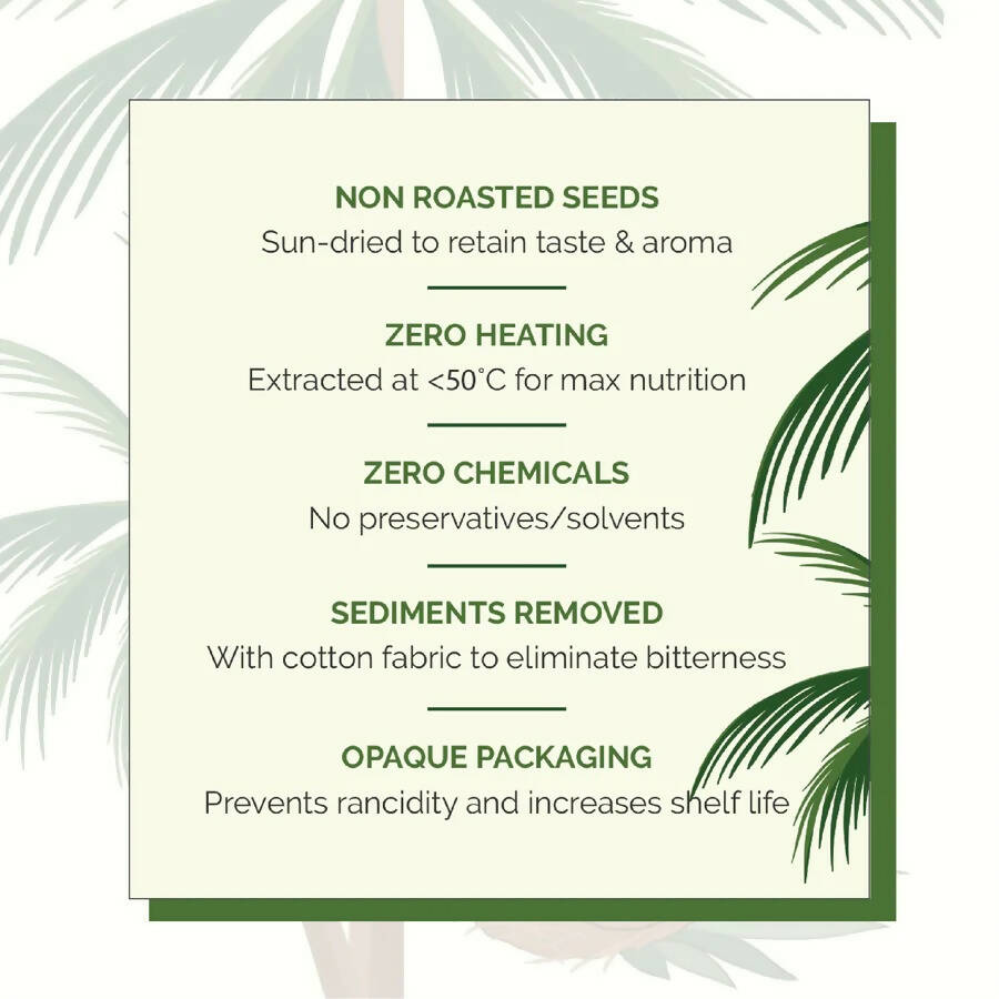 Gramiyaa Wood Cold Pressed Coconut Oil - Distacart
