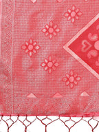 Shree Shyam Fashion Sajni Peach Linen Cotton Saree