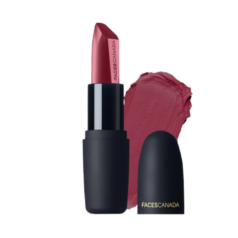 Faces Canada Weightless Matte Finish Lipstick - Flamboyant Plum 12 - Distacart