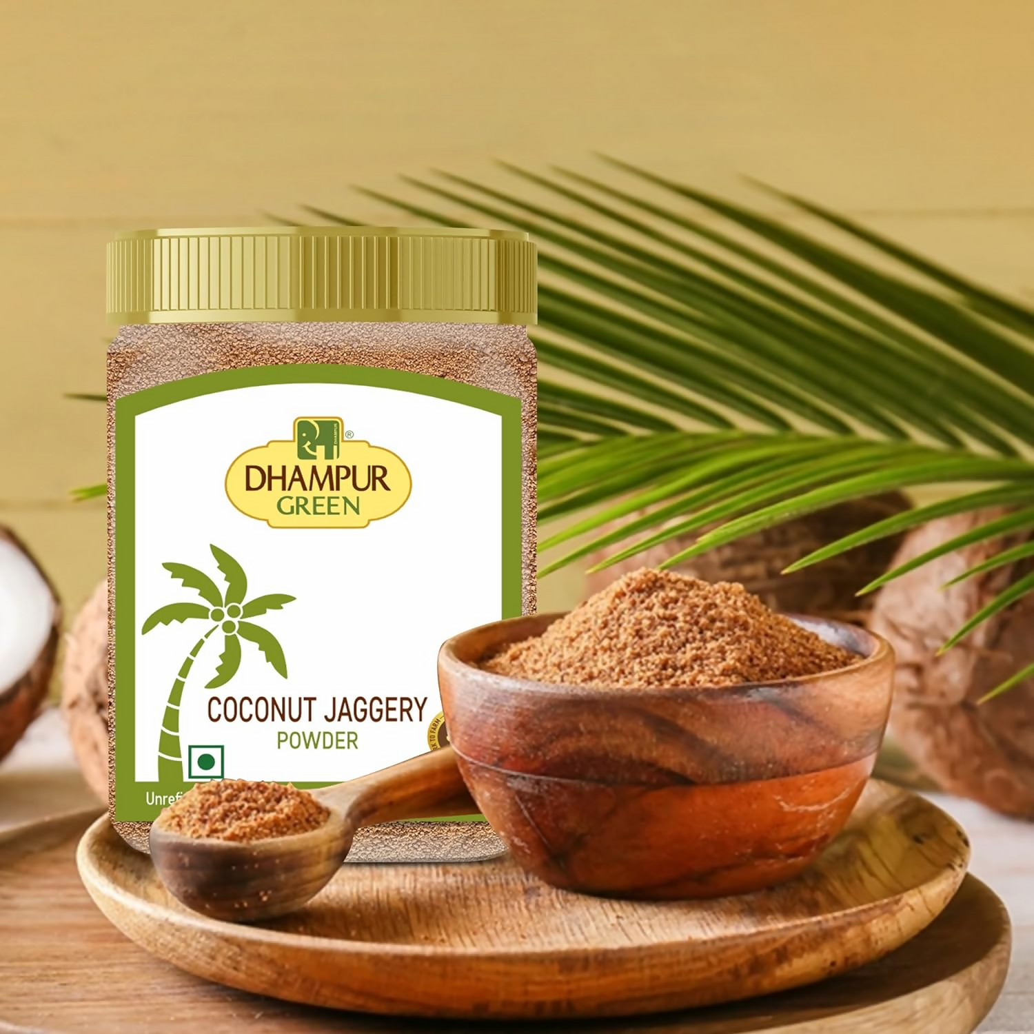 Dhampur Green Coconut Jaggery Powder - Distacart