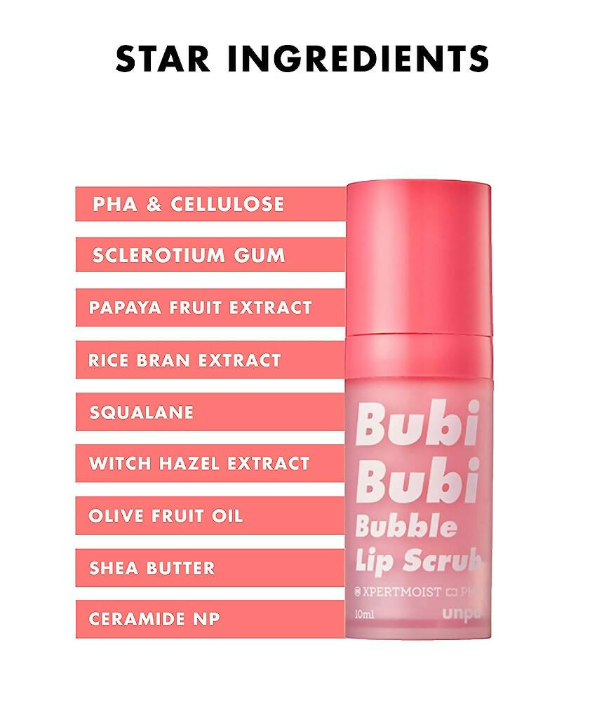 Unpa Bubi Bubi Bubble Lip Scrub