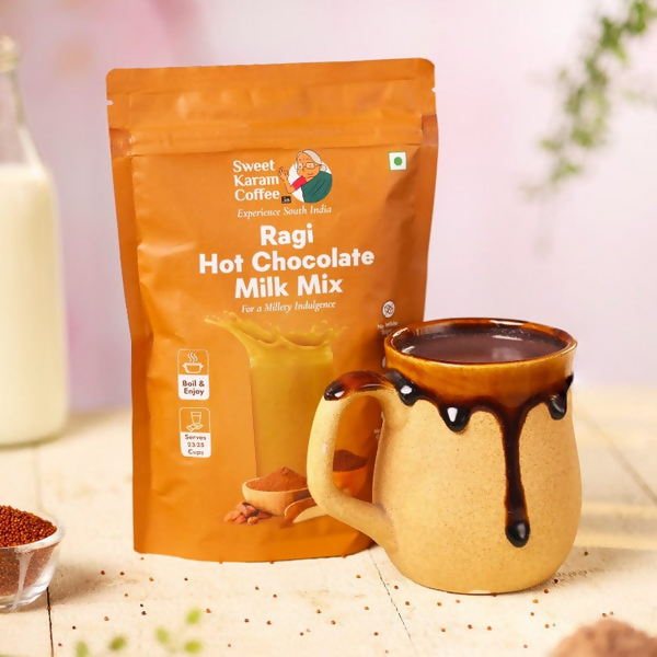 Sweet Karam Coffee Ragi Hot Chocolate Milk Mix - Distacart