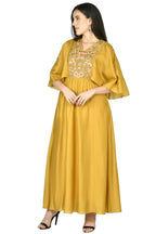 Joban Fashion Mustard Chanderi Kurta Set