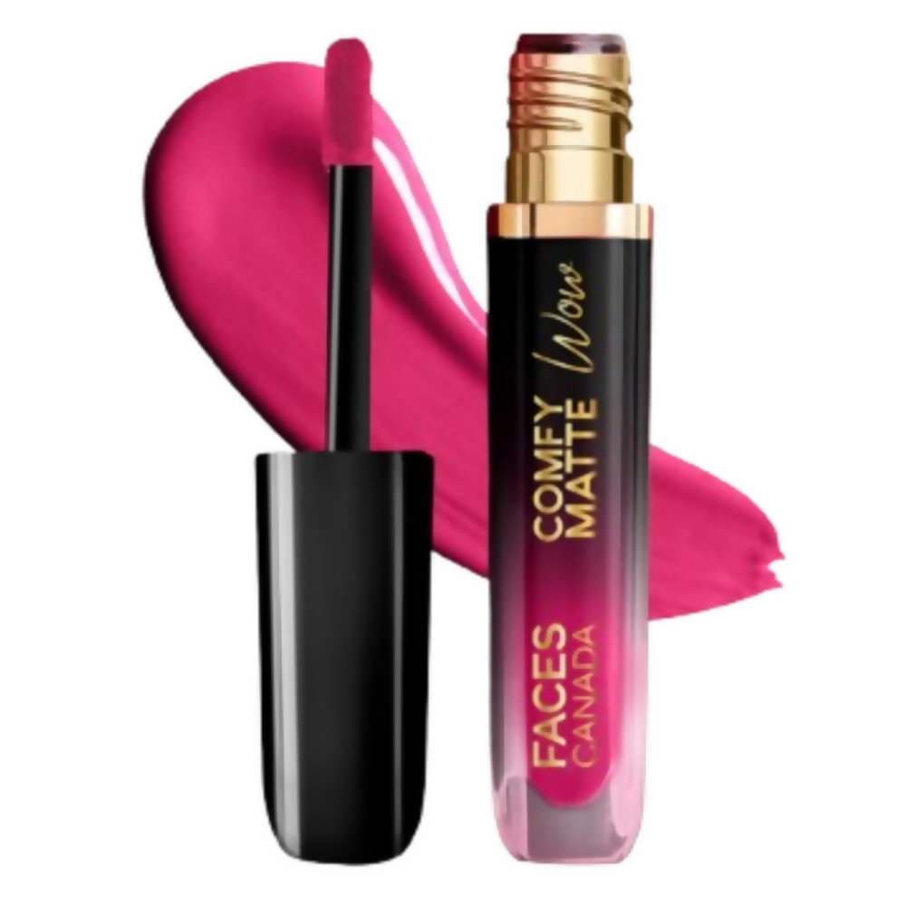 Faces Canada Comfy Matte Wow Liquid Lipstick - Fuschia Fun 06