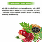 Nutriorg Hemobooster Juice - Distacart