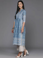 Ahalyaa Women's Traditional wear Kurta - Powder Blue