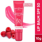Dot & Key Barrier Repair Ceramide & Peptide SPF 50 Lip Balm - Plush Pink, UVA+UVB