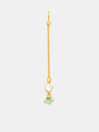 Ruby Raang Green Kundan Tikka - Distacart