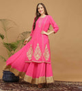 Joban Fashion Pink Georgette Lehenga Set