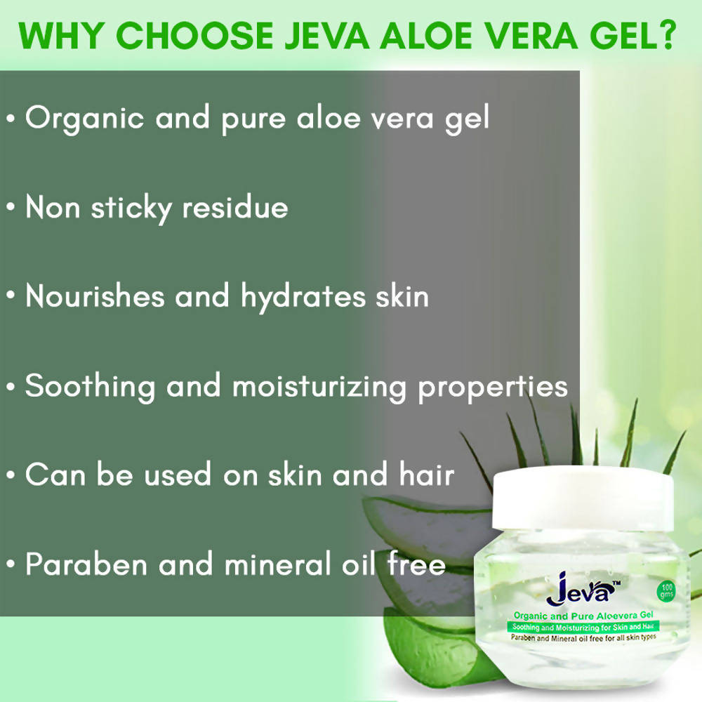 Jeva Organic And Pure Aloe Vera Gel