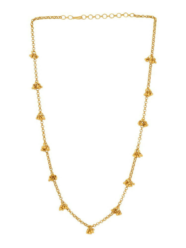 Brass Antique Polish Necklace - Ruby Raang