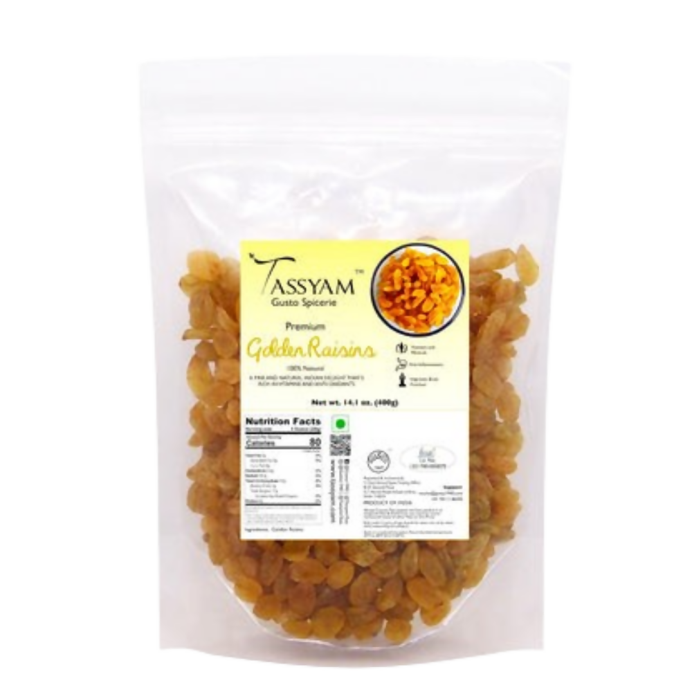 Tassyam Organics Golden Raisins - Distacart