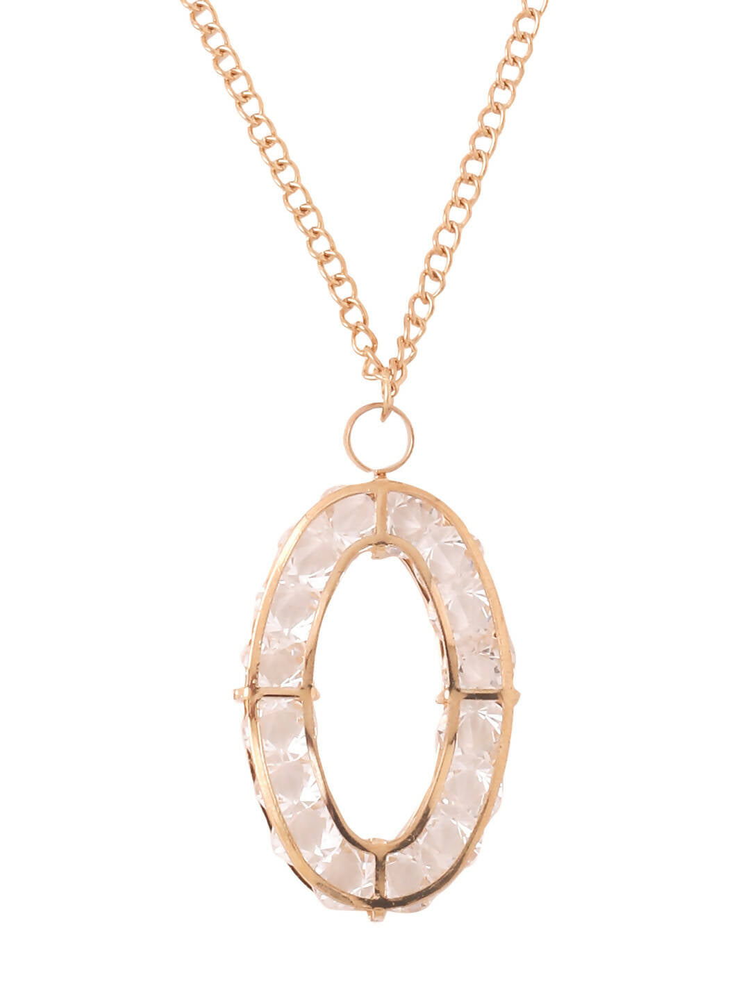 NVR Women Gold-Polished Oxidised Bohemian Necklace