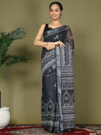 Shree Shyam Fashion Cotton Black Saree - Distacart