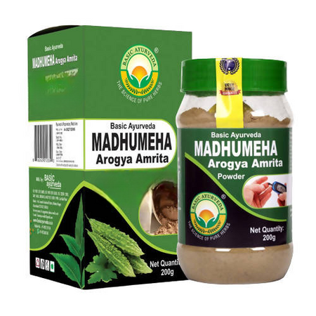 Basic Ayurveda Madhumeha Arogya Amrita Powder