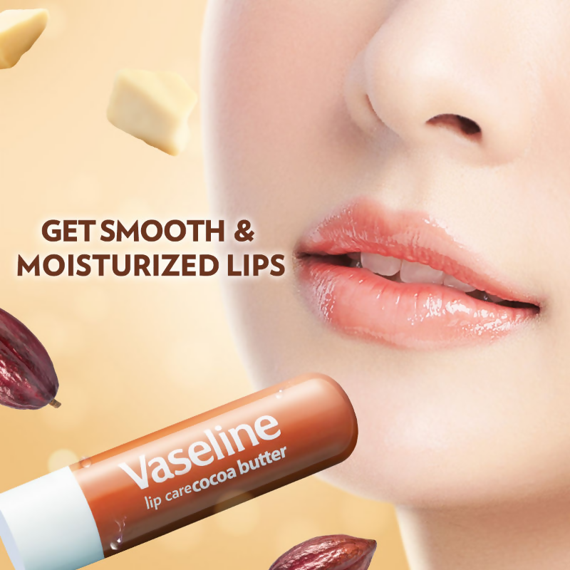 Vaseline Lip Care Lip Balm Stick - Cocoa Butter - Distacart