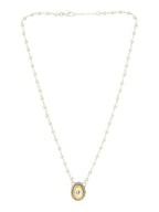 Beaded Kundan Necklace - Ruby Raang